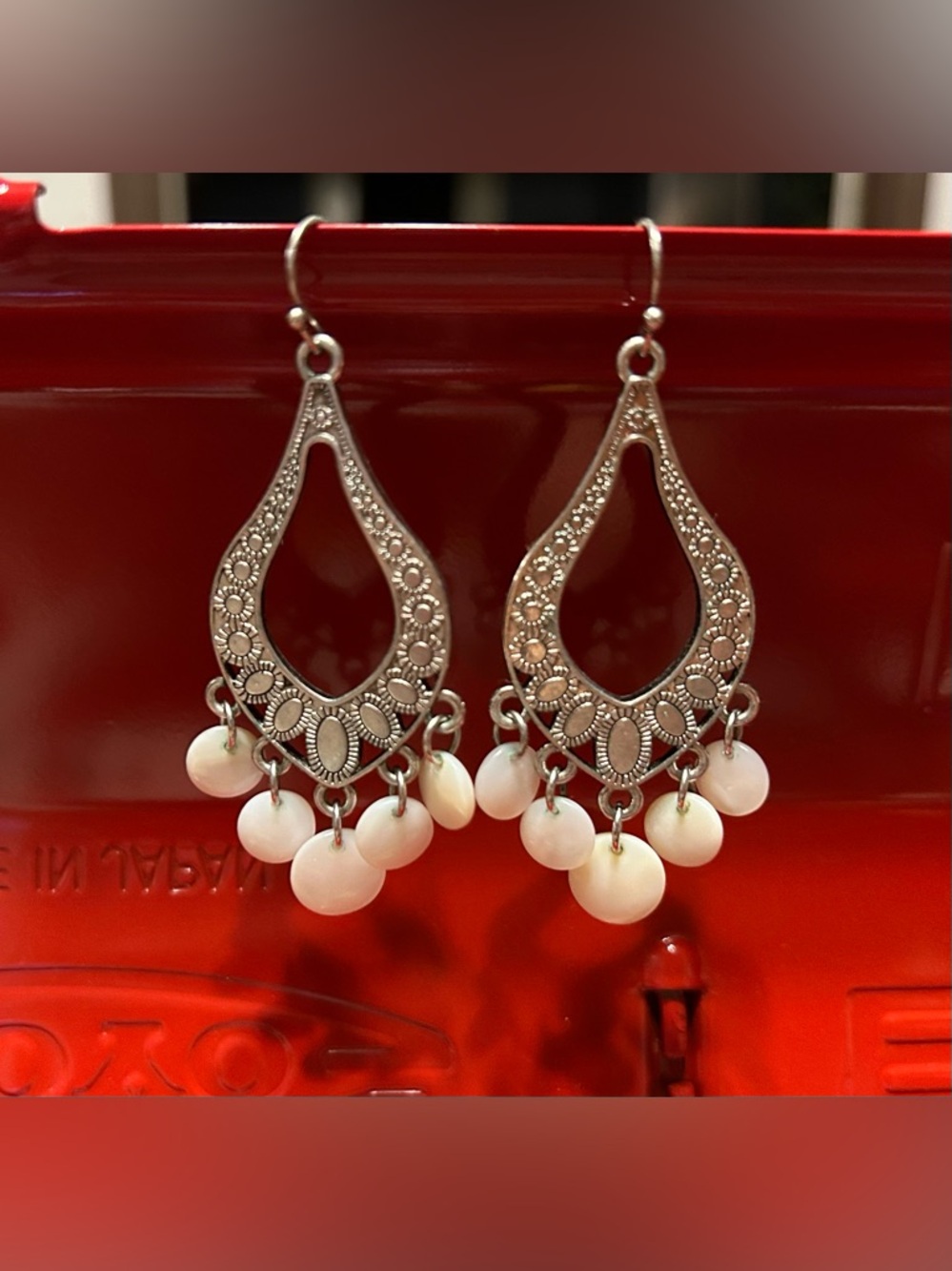 Lia Sophia earrings - silver